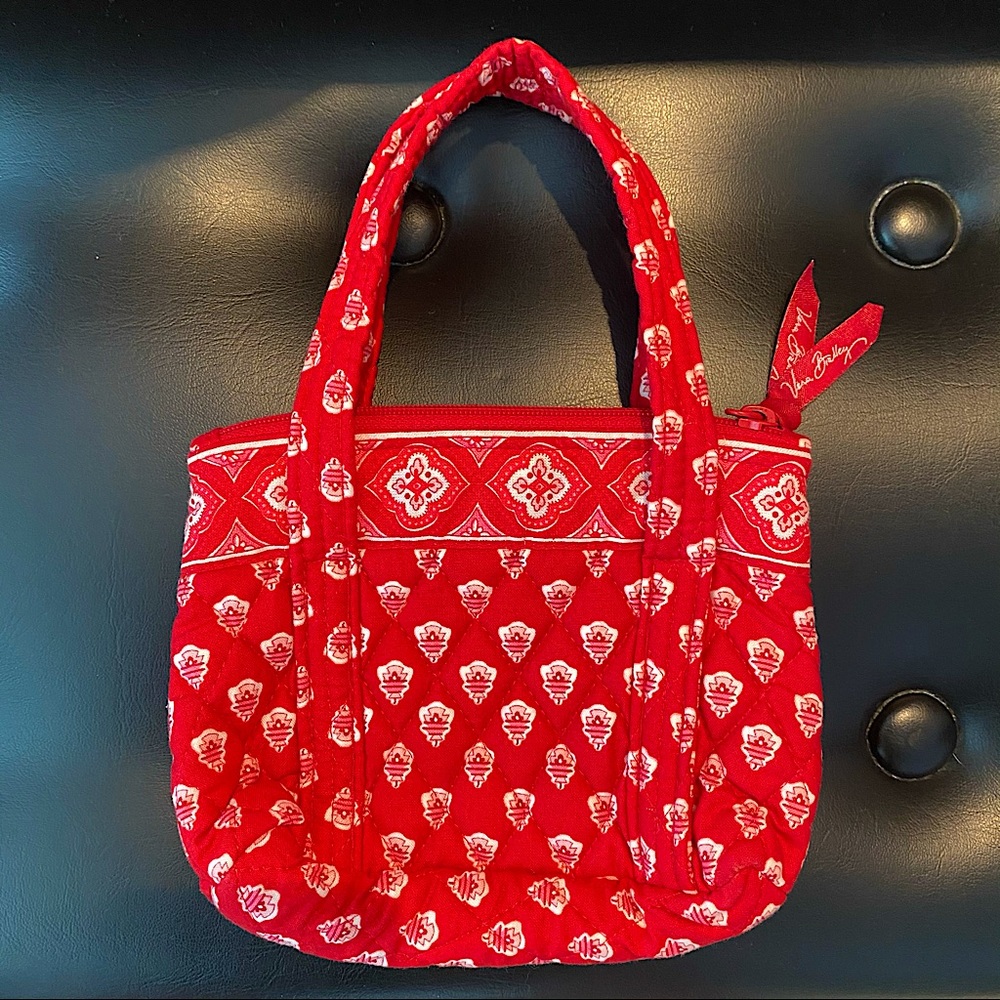 Vera Bradley Nantucket Red Mini Handbag